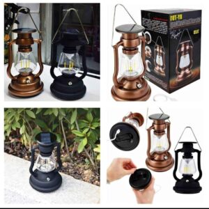 3 in 1 Solar/Rechargeable /Manual Lantern Lamp