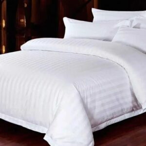 White stripped Duvet cover